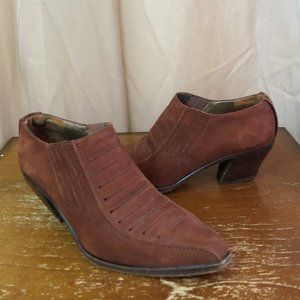Via Spiga Italian Suede Loafer Booties